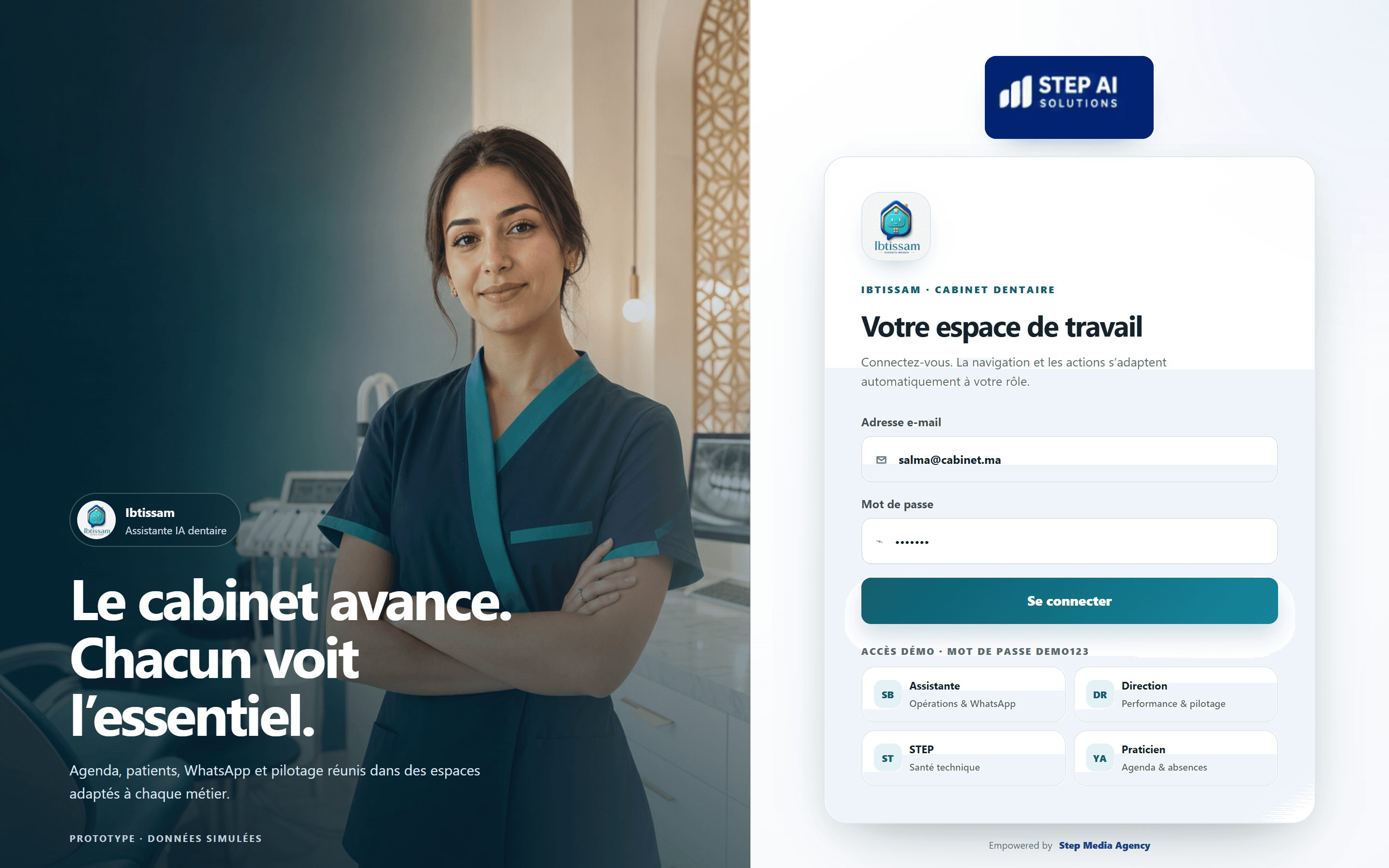 Interface Coordination RDV — Interface métier · Santé